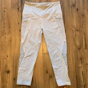 Victoria’s Secret Sport Ballerina Pink Lace-Up High-Waisted 7/8 Capri Leggings M